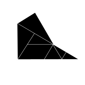 Lösung zur 9. Tangram Figur