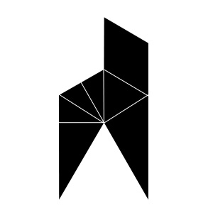 Lösung zur 12. Tangram Figur