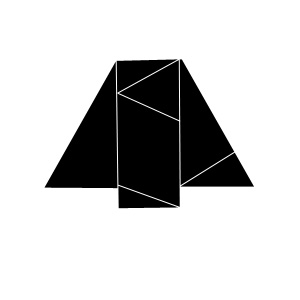 Lösung zur 22. Tangram Figur